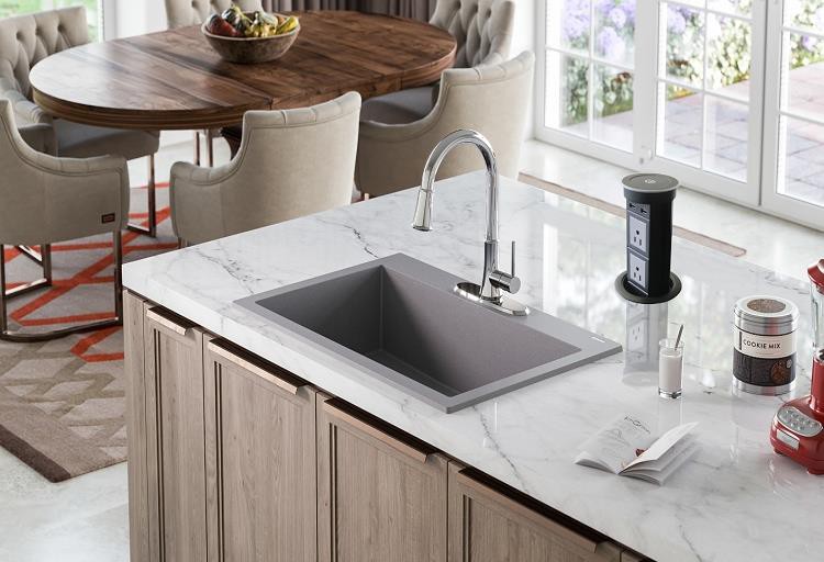 kitchen socket pop up